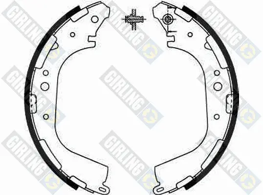 комплект спирачна челюст GIRLING             