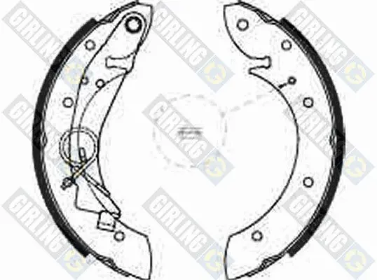 комплект спирачна челюст GIRLING             