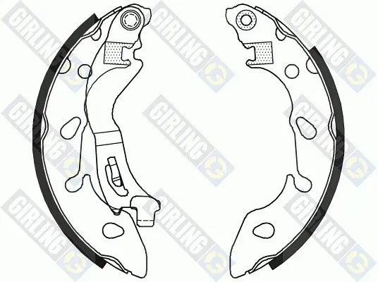 комплект спирачна челюст GIRLING             
