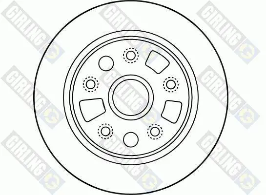 спирачен диск GIRLING             