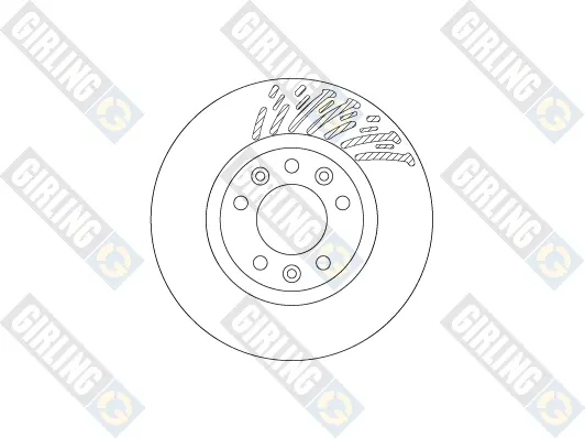 спирачен диск GIRLING             