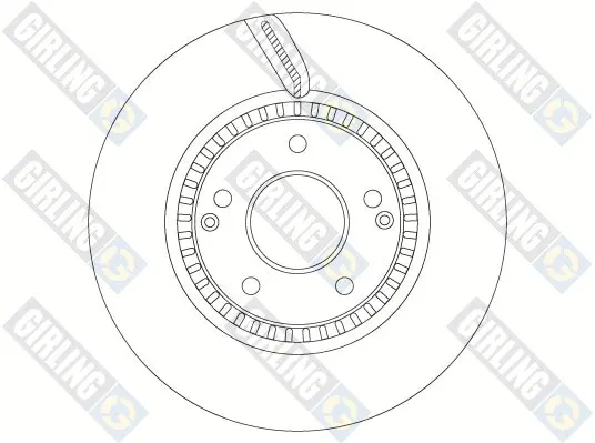 спирачен диск GIRLING             