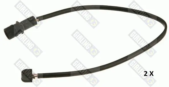 предупредителен контактен сензор, износване на накладките GIRLING             