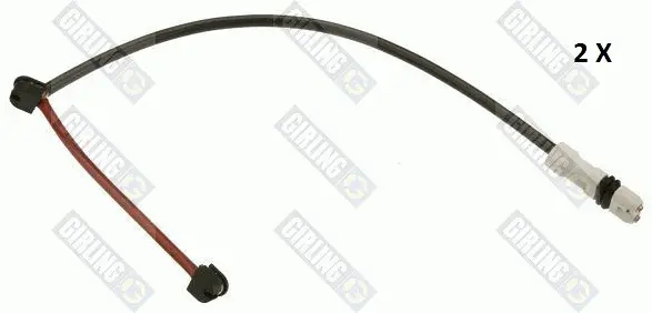 предупредителен контактен сензор, износване на накладките GIRLING             