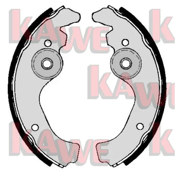 комплект спирачна челюст KAWE                
