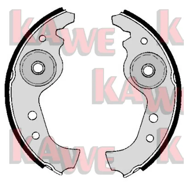 комплект спирачна челюст KAWE                