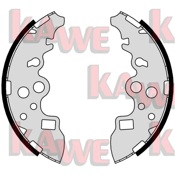 Комплект спирачна челюст KAWE
