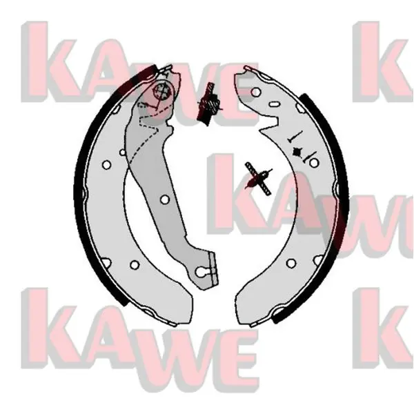 комплект спирачна челюст KAWE                