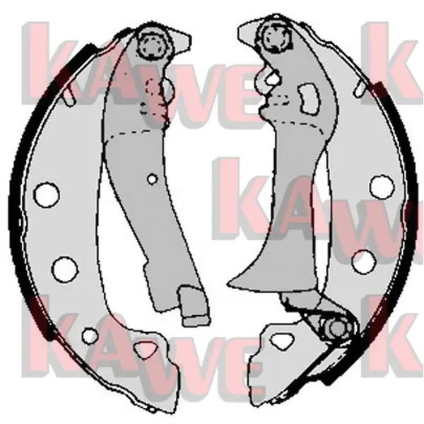 комплект спирачна челюст KAWE                