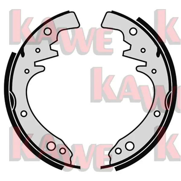 комплект спирачна челюст KAWE                