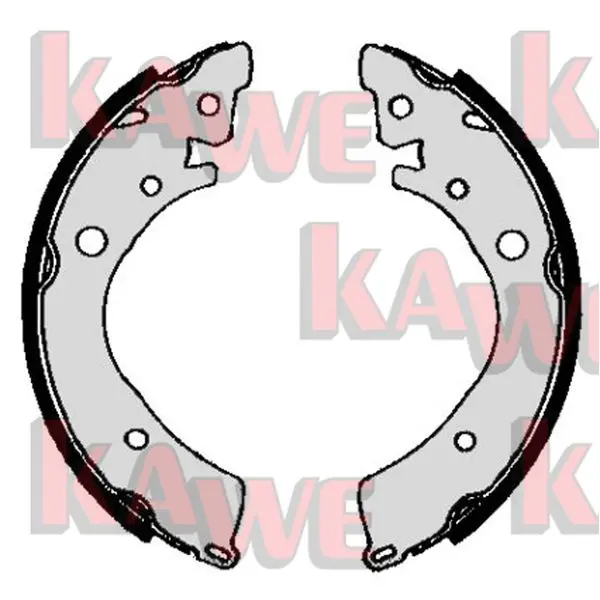комплект спирачна челюст KAWE                