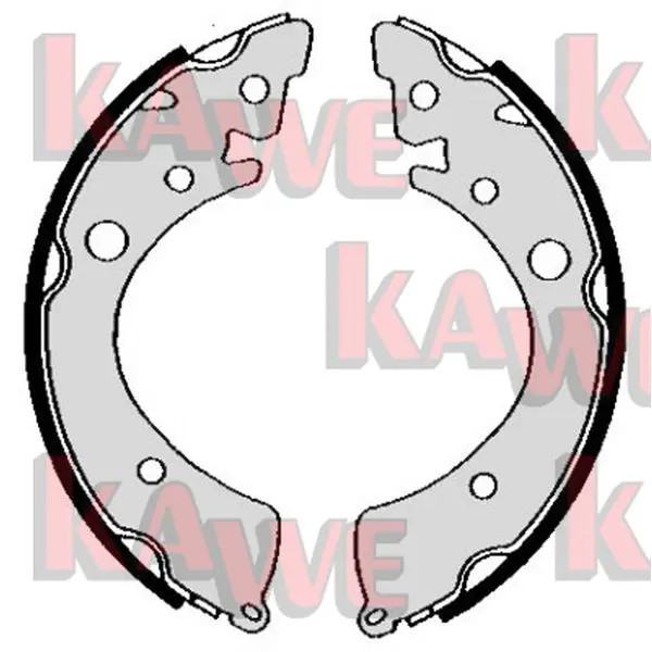 комплект спирачна челюст KAWE                