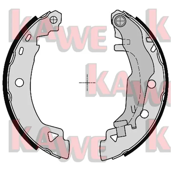 комплект спирачна челюст KAWE                