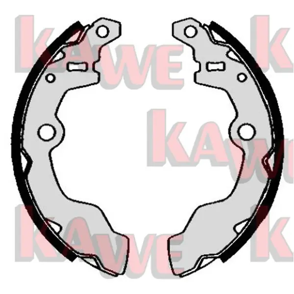 комплект спирачна челюст KAWE                