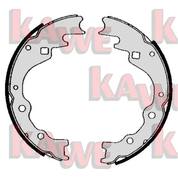 комплект спирачна челюст KAWE                