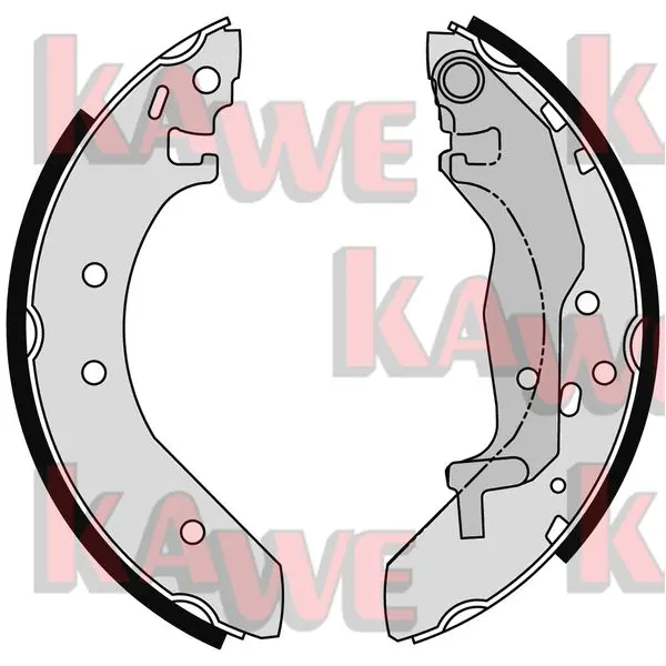 комплект спирачна челюст KAWE                