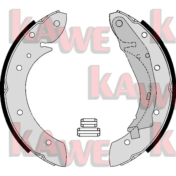 комплект спирачна челюст KAWE                