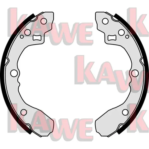 комплект спирачна челюст KAWE                