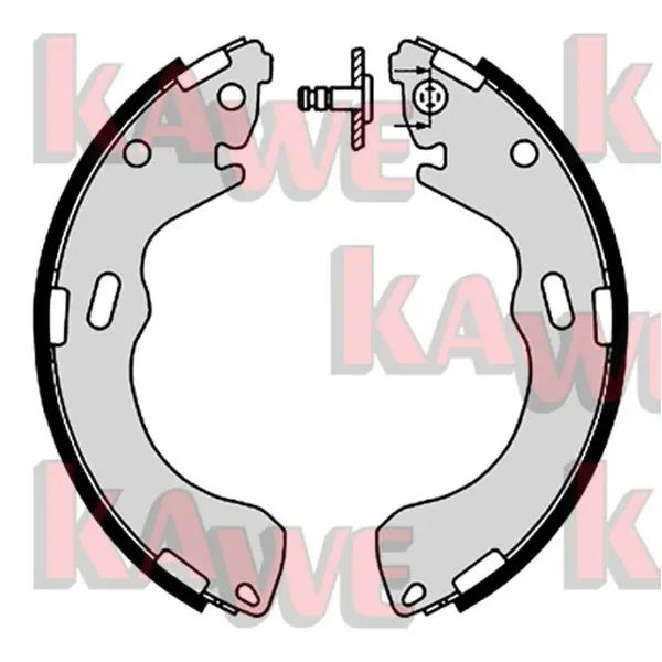 комплект спирачна челюст KAWE                