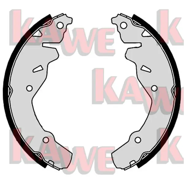 комплект спирачна челюст KAWE                