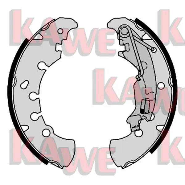 комплект спирачна челюст KAWE                