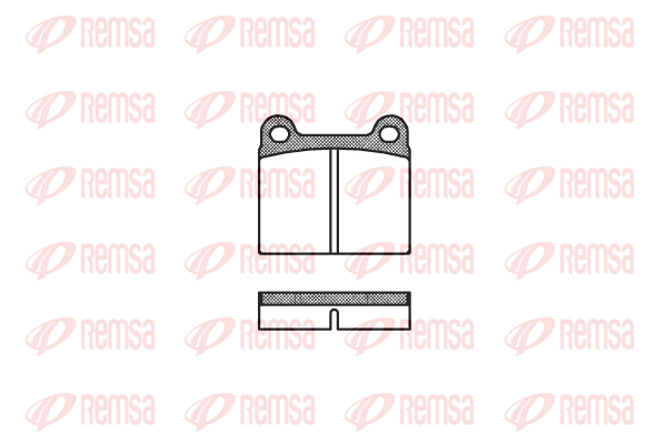 комплект спирачно феродо, дискови спирачки KAWE                