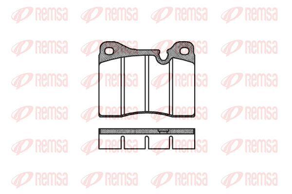 комплект спирачно феродо, дискови спирачки KAWE                
