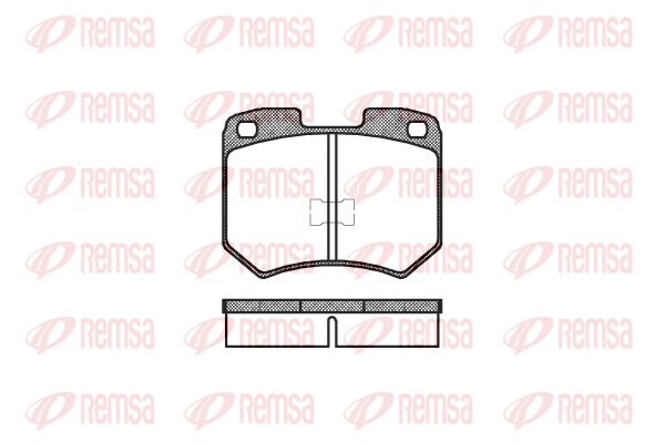 комплект спирачно феродо, дискови спирачки KAWE                