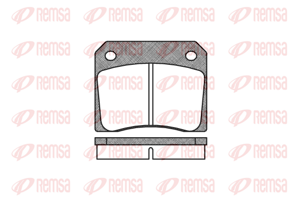 комплект спирачно феродо, дискови спирачки KAWE                