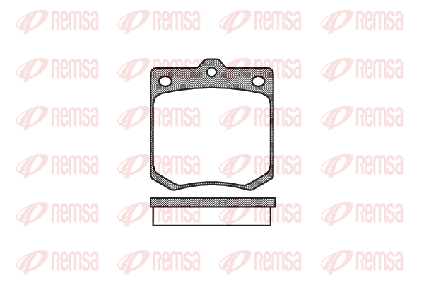 комплект спирачно феродо, дискови спирачки KAWE                