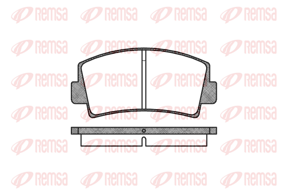 комплект спирачно феродо, дискови спирачки KAWE                