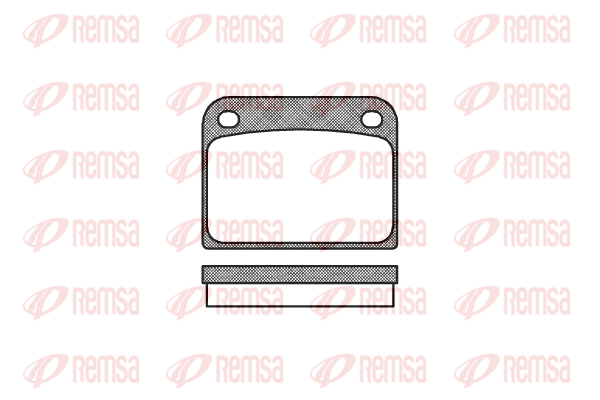 комплект спирачно феродо, дискови спирачки KAWE                