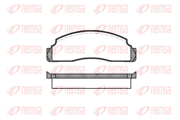 комплект спирачно феродо, дискови спирачки KAWE                