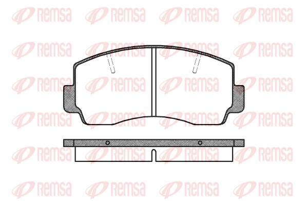 комплект спирачно феродо, дискови спирачки KAWE                