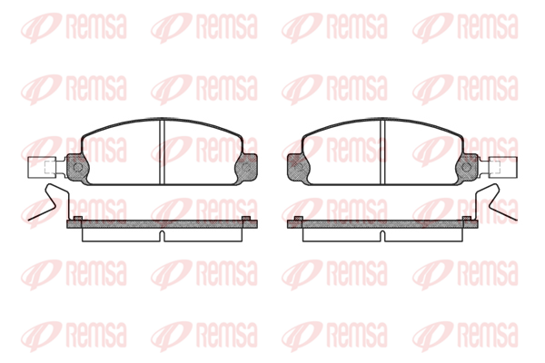 комплект спирачно феродо, дискови спирачки KAWE                