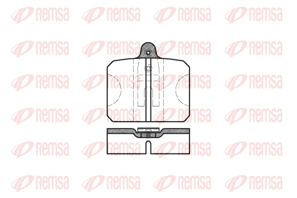 комплект спирачно феродо, дискови спирачки KAWE                