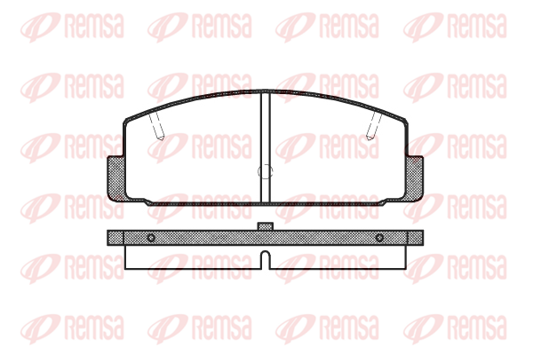 комплект спирачно феродо, дискови спирачки KAWE                