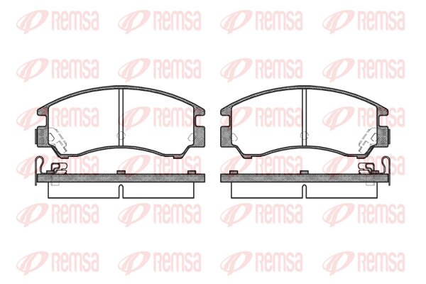 комплект спирачно феродо, дискови спирачки KAWE                
