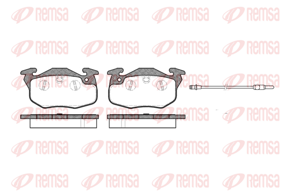 комплект спирачно феродо, дискови спирачки KAWE                