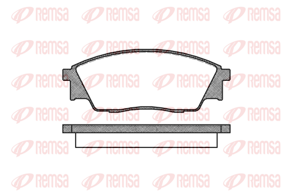 комплект спирачно феродо, дискови спирачки KAWE                