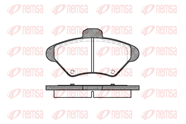 комплект спирачно феродо, дискови спирачки KAWE                