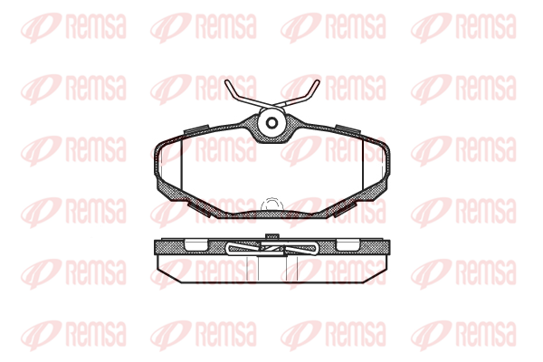 комплект спирачно феродо, дискови спирачки KAWE                