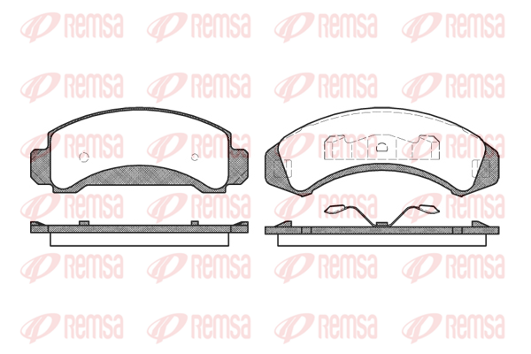 комплект спирачно феродо, дискови спирачки KAWE                
