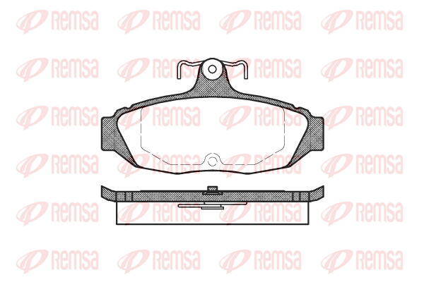 комплект спирачно феродо, дискови спирачки KAWE                