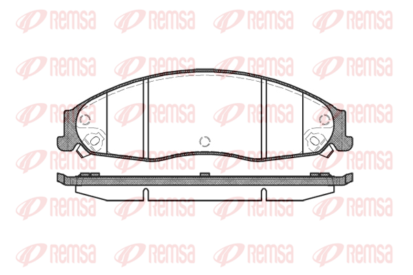 комплект спирачно феродо, дискови спирачки KAWE                