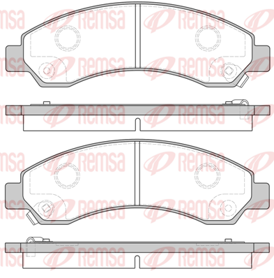 комплект спирачно феродо, дискови спирачки KAWE                