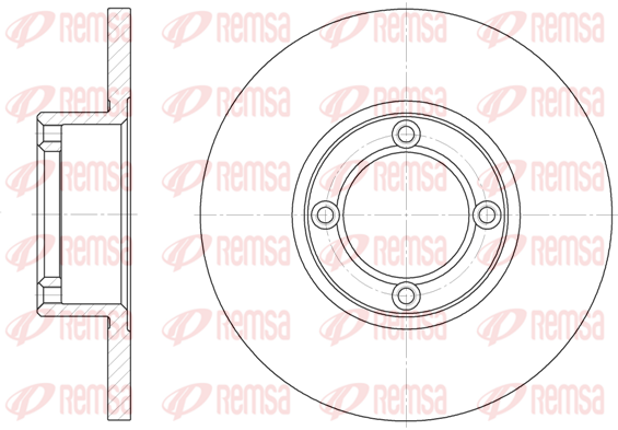 спирачен диск KAWE                