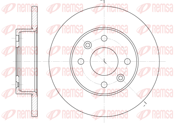 спирачен диск KAWE                