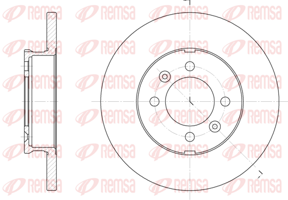 спирачен диск KAWE                