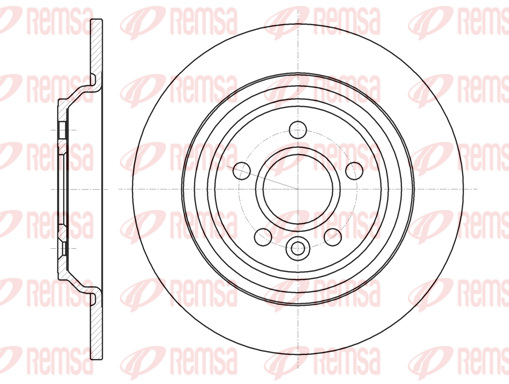 спирачен диск KAWE                